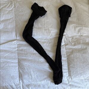 Used Footed Fishnet Stockings